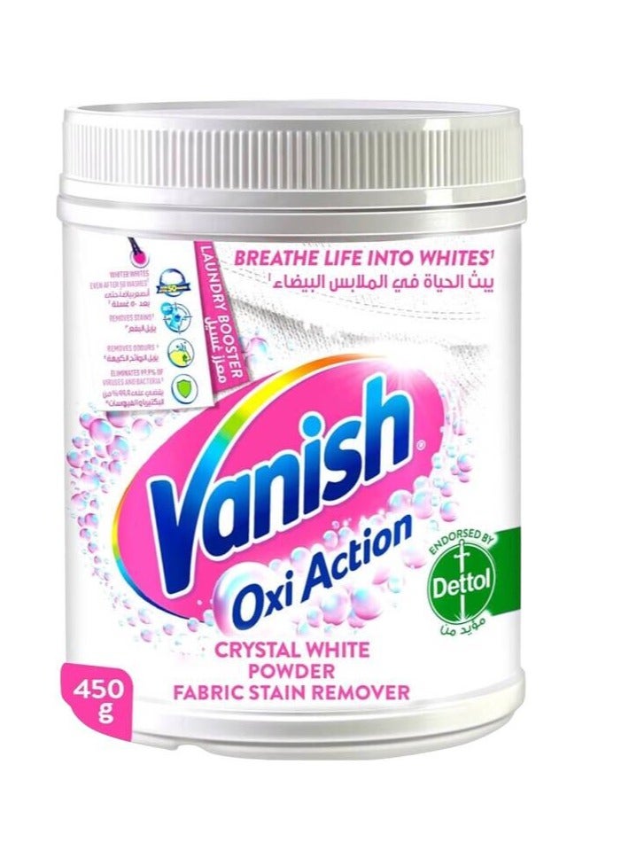 Vanish Stain Remover Oxi Action Powder For Whites 450grams - Image 2