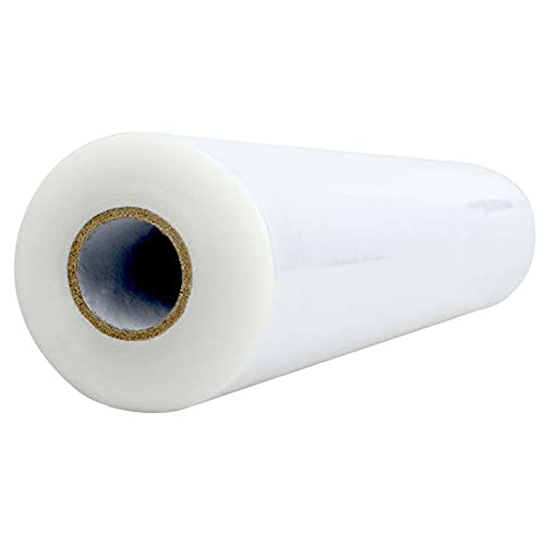 Seneme Water Soluble Stabilizer for Embroidery Topping Film (12 in x 50 yd Roll), Seneme 35um Clear Embroidery Stabilizers - Wash Away Embroidery Stabilizer for Machine Embroidery Stabilizer and Hand Sewing - Image 1