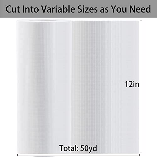 Seneme Water Soluble Stabilizer for Embroidery Topping Film (12 in x 50 yd Roll), Seneme 35um Clear Embroidery Stabilizers - Wash Away Embroidery Stabilizer for Machine Embroidery Stabilizer and Hand Sewing - Image 2