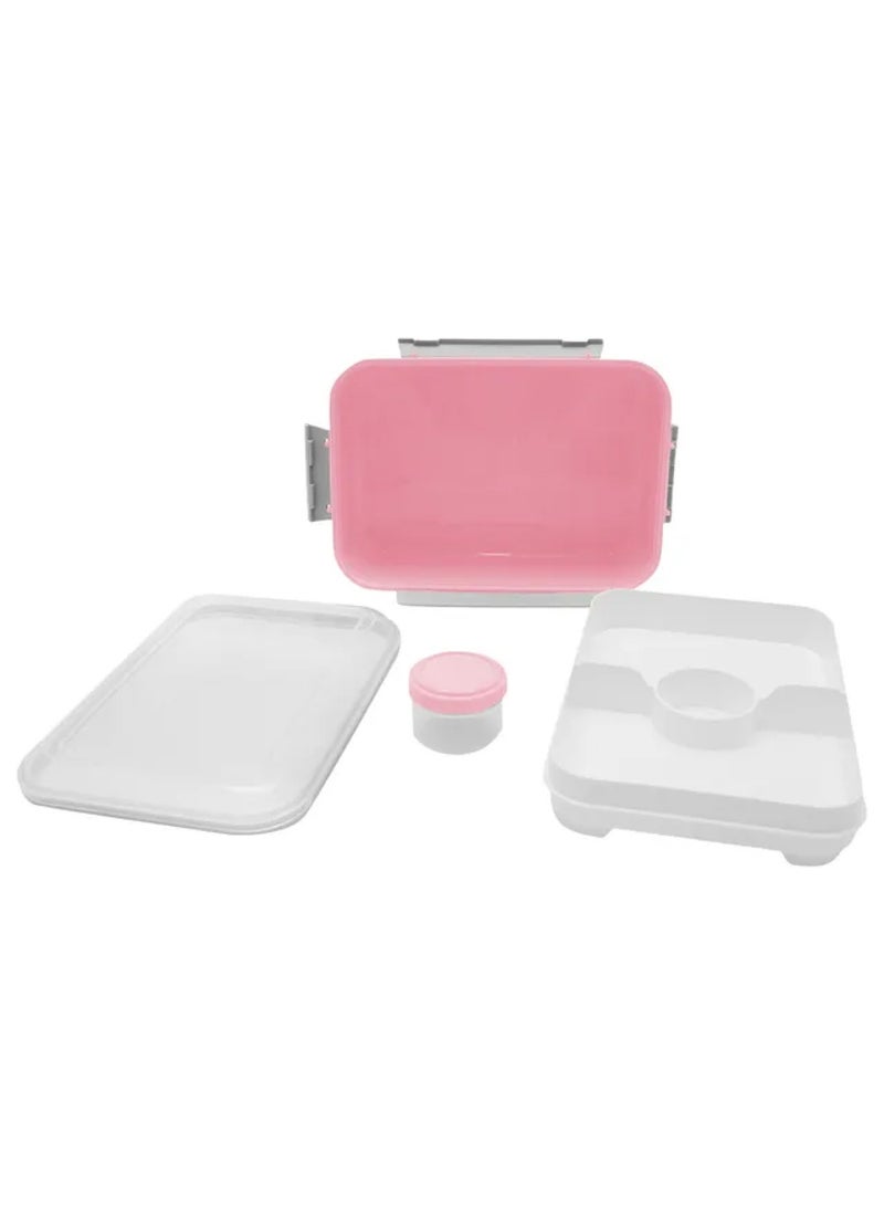 STAR BABiES Back To School Water Bottle 500Ml School Bag Disposable Towel 3Pcs Lunch Box Cream - Image 4