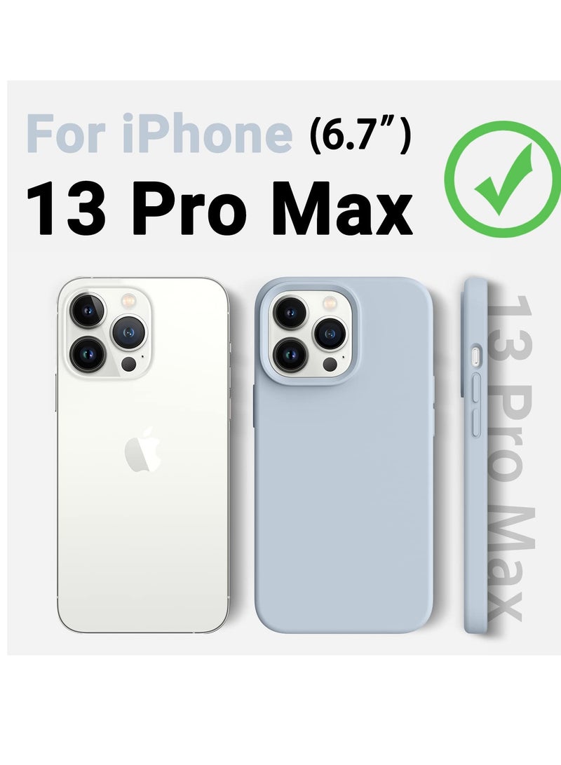 iPhone 13 Pro Max Case Liquid Silicone Anti Scratch Anti Fingerprint Soft Silky Touch Shockproof Protective Cover for Apple iPhone 13 Pro Max - Image 3