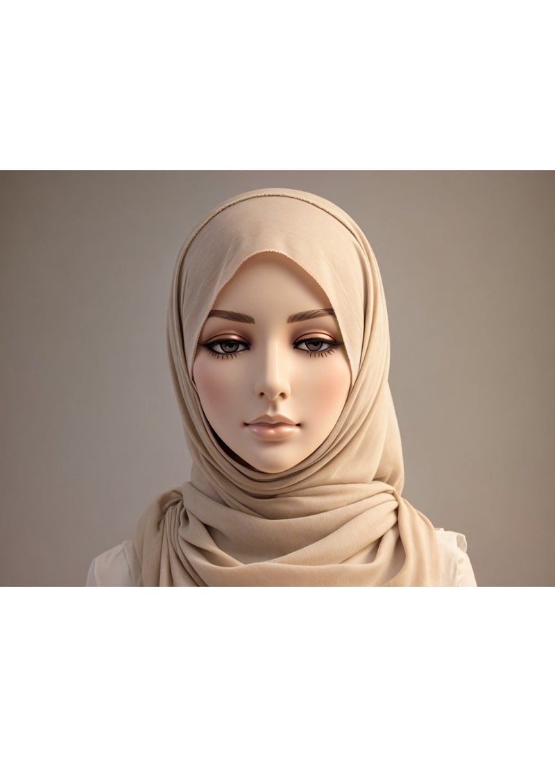 طرحة شيفون ناعمة وخفيفة - ألوان مميزة وأناقة ساحرة | مقاس 175×75 سم  - Image 2