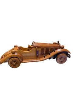 Generic Vintage Royal Vehicle Wooden Model, 33cm Length  - Image 1