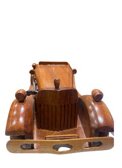 Generic Vintage Royal Vehicle Wooden Model, 33cm Length  - Image 3