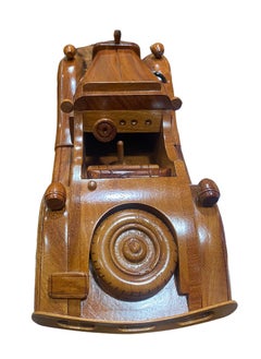 Generic Vintage Royal Vehicle Wooden Model, 33cm Length  - Image 5