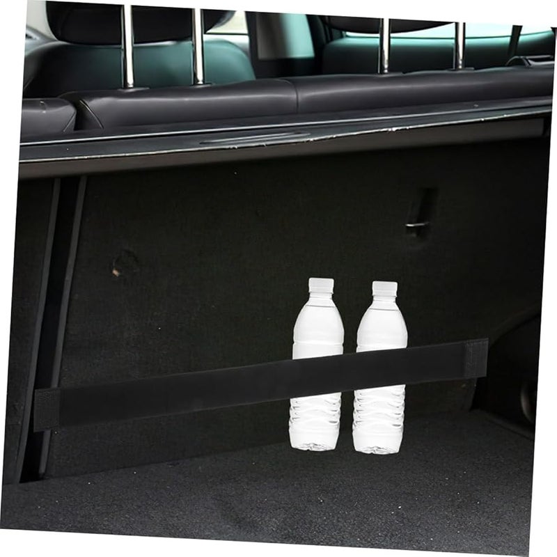 2pcs Car Trunk Organizer Straps Black Hook and Loop Fixing Belt for Extinguisher Vehicle Storage - Image 4