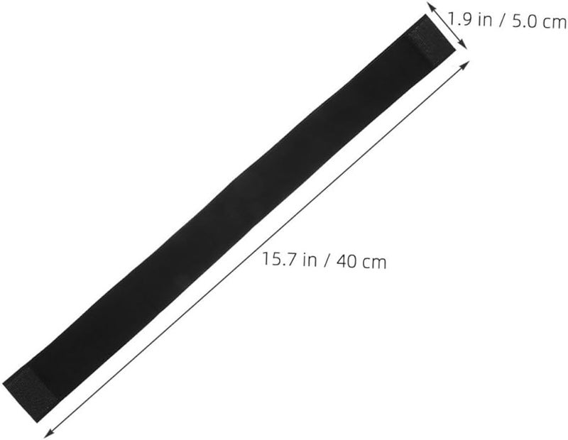 2pcs Car Trunk Organizer Straps Black Hook and Loop Fixing Belt for Extinguisher Vehicle Storage - Image 3