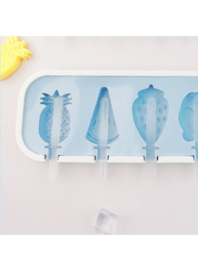 Mini popsicle molds, made of BPA-free food-grade silicone, are reusable for making homemade ice cream, with cute shapes, easy to unmold, and dishwasher safe for more fun in the kitchen. - Image 3