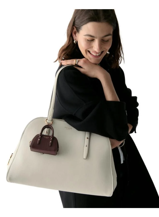 Kate Spade Charmed Pebbled Leather Nano Carryall Bag Charm