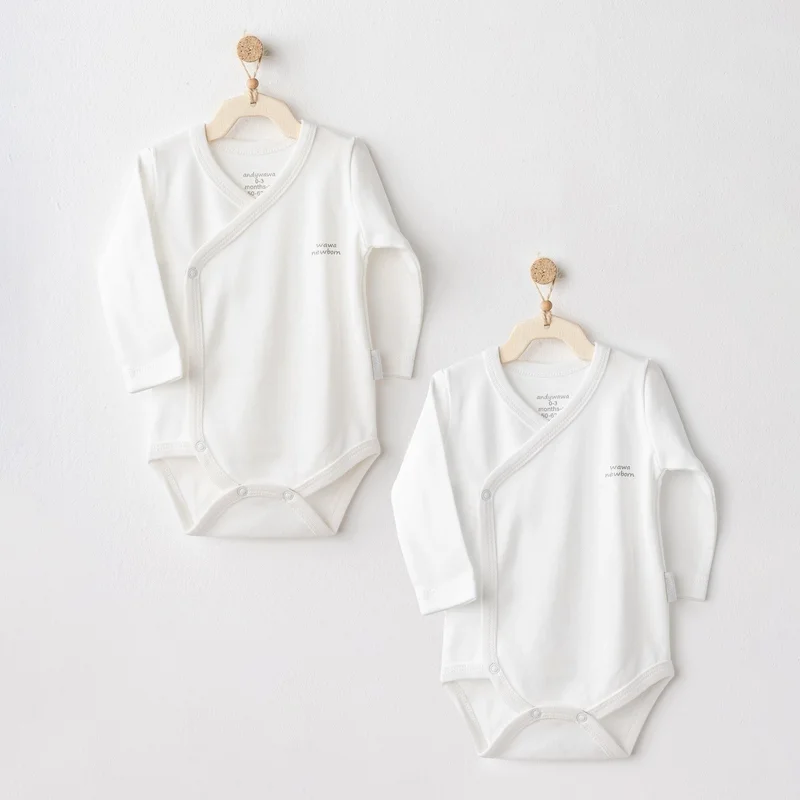Andywawa Side Snap Basic 2-Piece Baby Bodysuit AC25213
