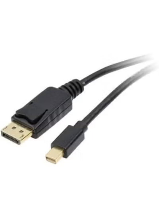 Mini DisplayPort to DisplayPort Adapter Cable – 2 Meters – Durable & Easy-to-Use for Seamless Connectivity - Image 1