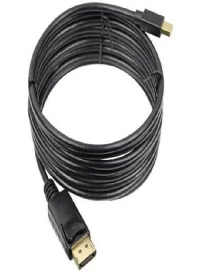 Mini DisplayPort to DisplayPort Adapter Cable – 2 Meters – Durable & Easy-to-Use for Seamless Connectivity - Image 2