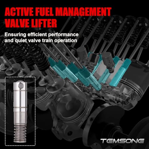 TEMSONE (Genuine OE Quality) 16Pcs Active Fuel Management Valve Hydraulic Roller Lifters Compatible with GMC Cadillac Chevrolet Chevy Buick Pontiac 4.3L 5.3L 6.0L 6.2L Replace 12569256 12645725 12680871 - Image 2
