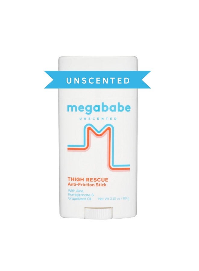 Megababe Egababe Thigh Rescue Antichafe Stick ; Prevents Skin Chafe & Irritation ; Thighs Arms Bralines & More ; 2.12Oz Unscented  - Image 1