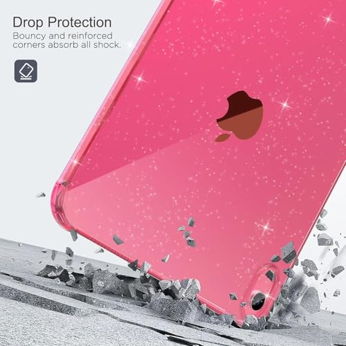 MOCA Case for iPad 6th 5th Generation (iPad 9.7 inch, 2018/2017), AIR 2 Impact Resistant, Slim, Lightweight Glitter Case (Pink, ipad 9.7 inch) - Image 4