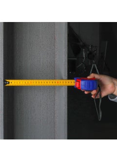 WORKPRO WP261044 8MX25MM Nylon Coated Yellow Double Sided Magnetic Steel Tape Measure  - Image 4
