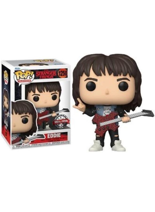 Funko Pop! Tv Series :  Stranger Things S4 - Eddie Munson w/ Guitar (Exc)  - Image 2