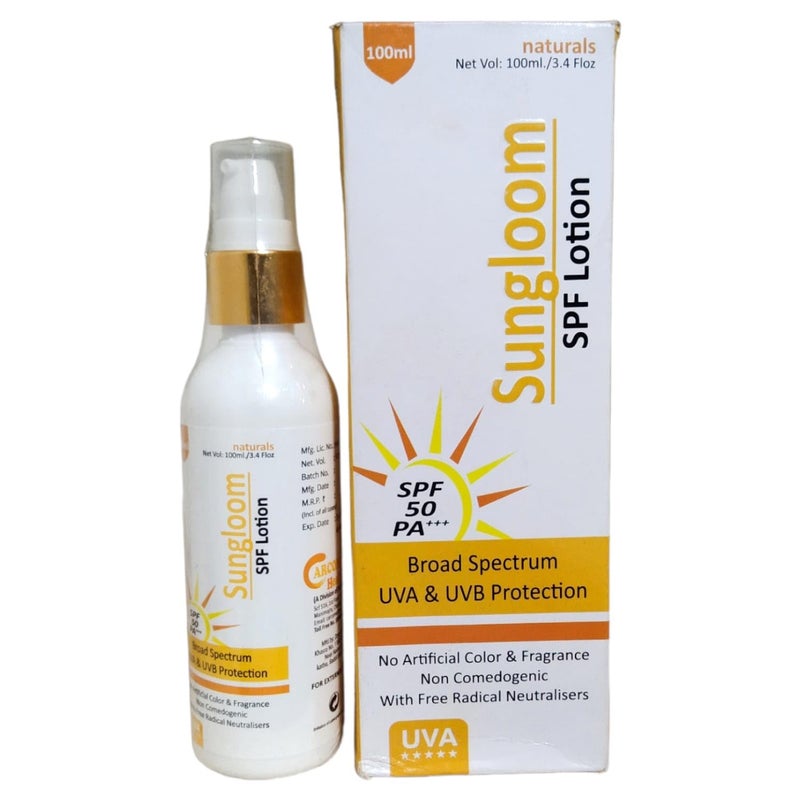 لوشن واقي من الشمس صن غلوم 100 مل SPF 50PA عبوة 1