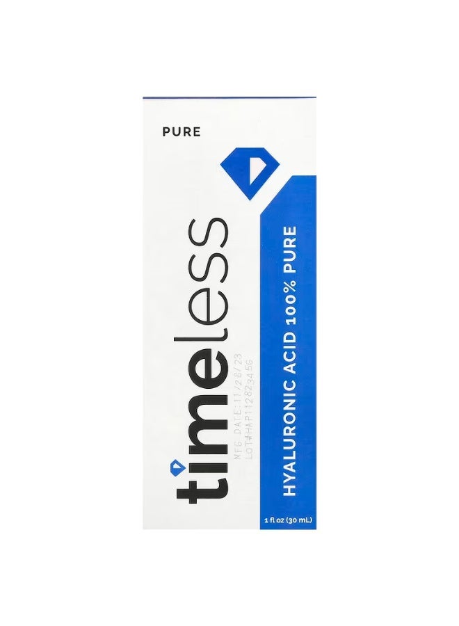 Timeless Hyaluronic Acid 100% Pure Serum - for All Skin Types 30ml - Image 1
