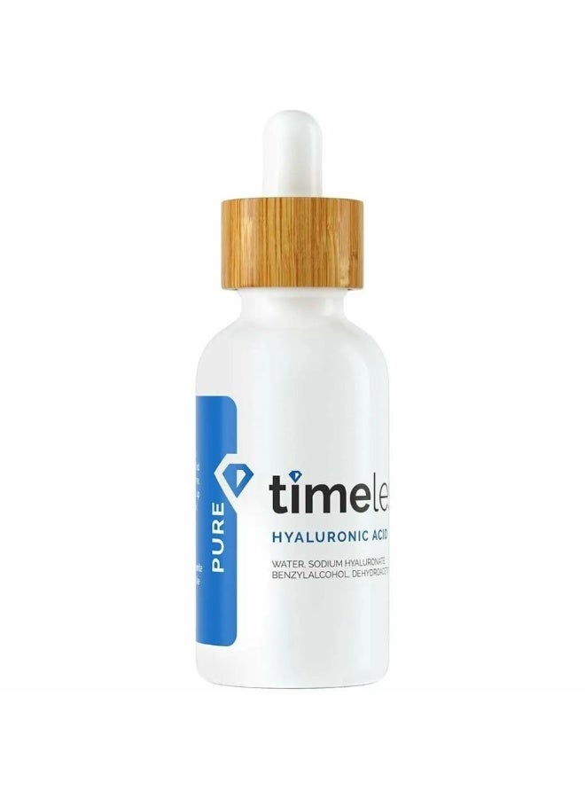 Timeless Hyaluronic Acid 100% Pure Serum - for All Skin Types 30ml - Image 4