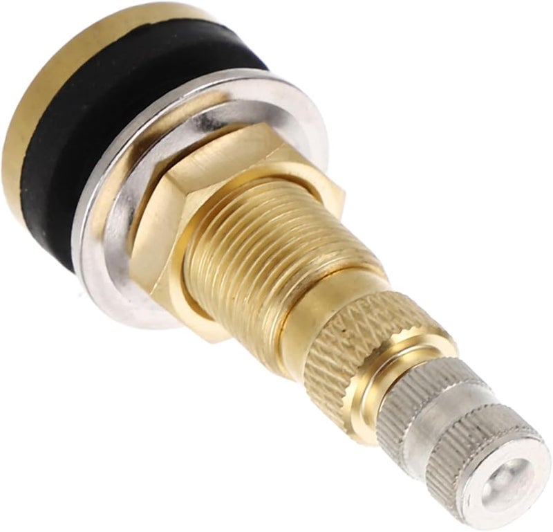 صمام إطار نحاسي لسيارة جرار بدون أنبوب سهولة الصيانة والنفخ - Image 2