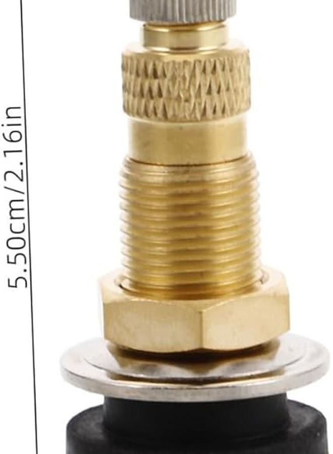 صمام إطار نحاسي لسيارة جرار بدون أنبوب سهولة الصيانة والنفخ - Image 3