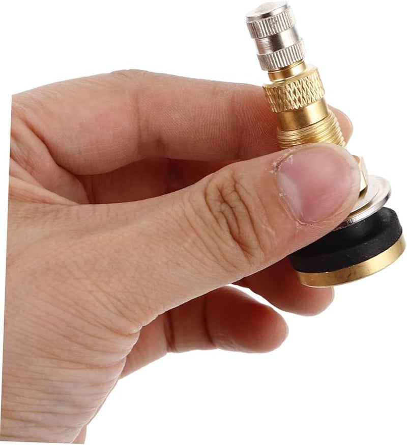 صمام إطار نحاسي لسيارة جرار بدون أنبوب سهولة الصيانة والنفخ - Image 4