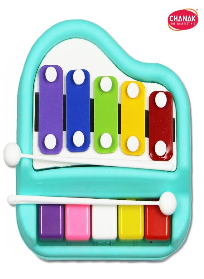 Chanak Musical Xylophone Plastic Piano Toy for Kids, Musical Piano Xylophone for Kids, Non-Toxic Suitable for Children Above 3 Years, BIS Approved (Piano Blue) - Image 5