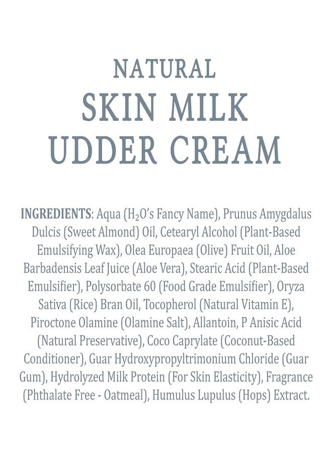 MOOGOO كريم حليب الضرع الطبيعي من موغو - مرطب خفيف للوجه والجسم للبشرة الحساسة، المتهيجة، الجافة أو الحكة، لجميع الأعمار بما في ذلك الأطفال، 200غ/7أونصة. - Image 3