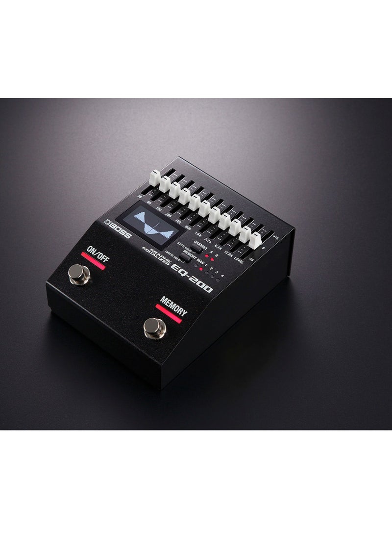 BOSS BOSS EQ-200 Graphic Equalizer Pedal for Electric Guitar, Bass, or Keyboards - Image 5