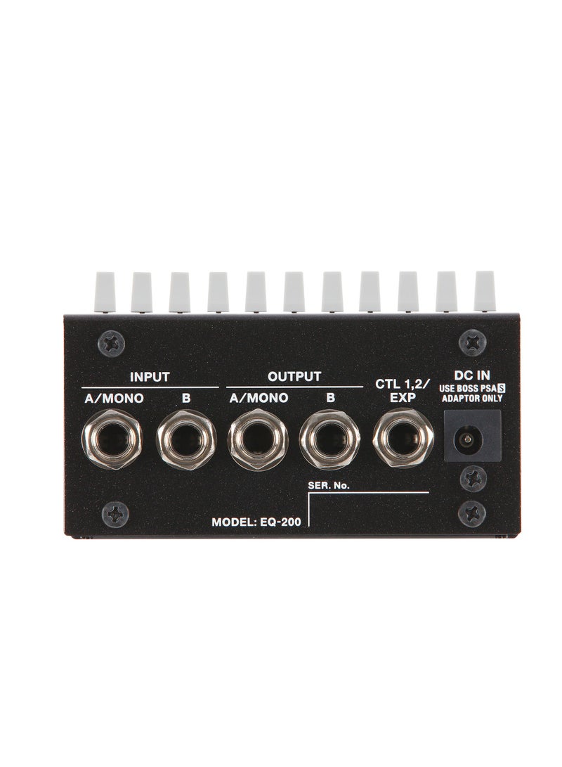 BOSS BOSS EQ-200 Graphic Equalizer Pedal for Electric Guitar, Bass, or Keyboards - Image 4