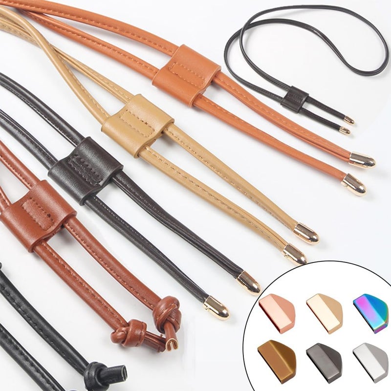 klarako 12 Sets Metal Belt Buckle End Tips, 6 Colors 1 Inch Webbing Zipper Tips Strap End Head with Screws Bag Zip Decorative Clip Buckles for DIY Sewing Craft Making Belt Clip Repair Belt Ending - Image 5