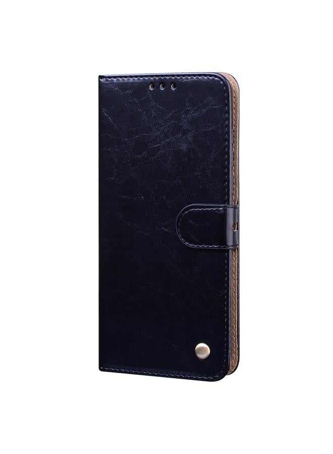 زبون جراب لهاتف Huawei Y8P / Enjoy 10S، جراب جلدي أفقي بتصميم شمع زيتي مع حامل وفتحات للبطاقات ومحفظة - Image 2