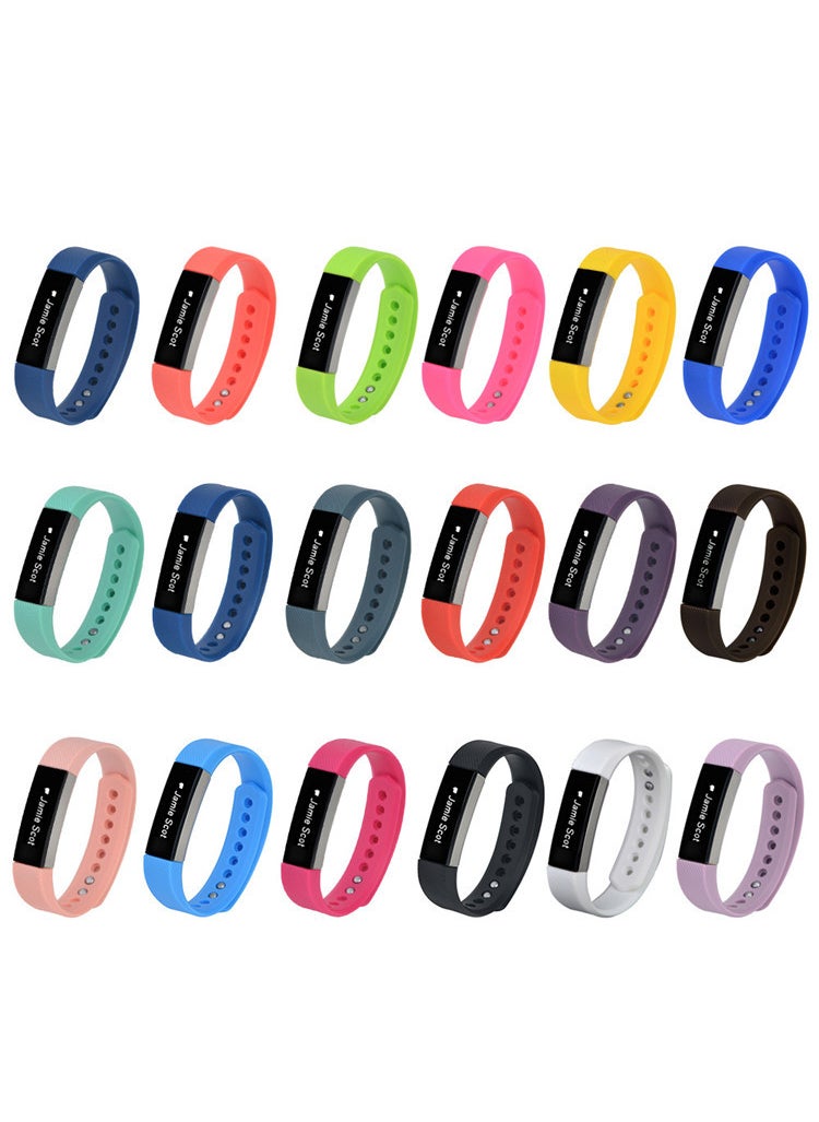 Generic - For Fitbit Alta official silicone strap Alta HR inner buckle replacement strap in stockLime small size Lime small size - Image 1
