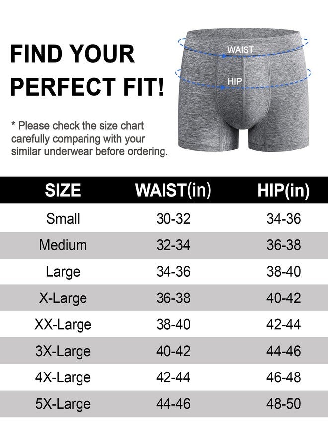 Battewa Leakproof Underwear for Men 50ML Urinary Absorbent Bladder Control Boxer Briefs Washable Reusable Incontinence Cotton Underpants for Prostate Surgery, Light Leaks 3 Pack (Large - Image 4