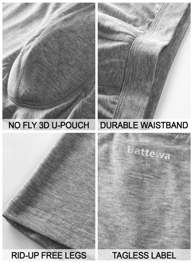 Battewa Leakproof Underwear for Men 50ML Urinary Absorbent Bladder Control Boxer Briefs Washable Reusable Incontinence Cotton Underpants for Prostate Surgery, Light Leaks 3 Pack (Large - Image 3