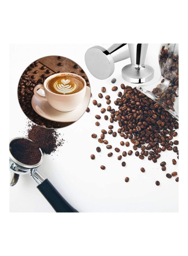 NIBEMINENT Stainless Steel Espresso Coffee Tamper Silver - Image 4