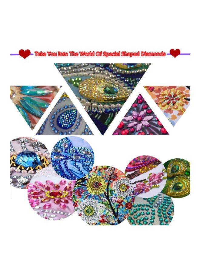 NIBEMINENT Leather Bookmark With Tassel Red/Purple/White - Image 2