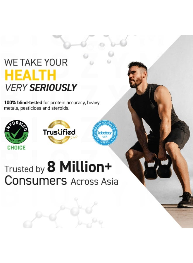 Muscleblaze Biozorb Performance Whey Protein (Magical Mango, 2Lbs / 907G) With Creamp Micronised Creatine Monohydrate (Unflavoured, 0.55Lbs / 250G) (Combo Pack)