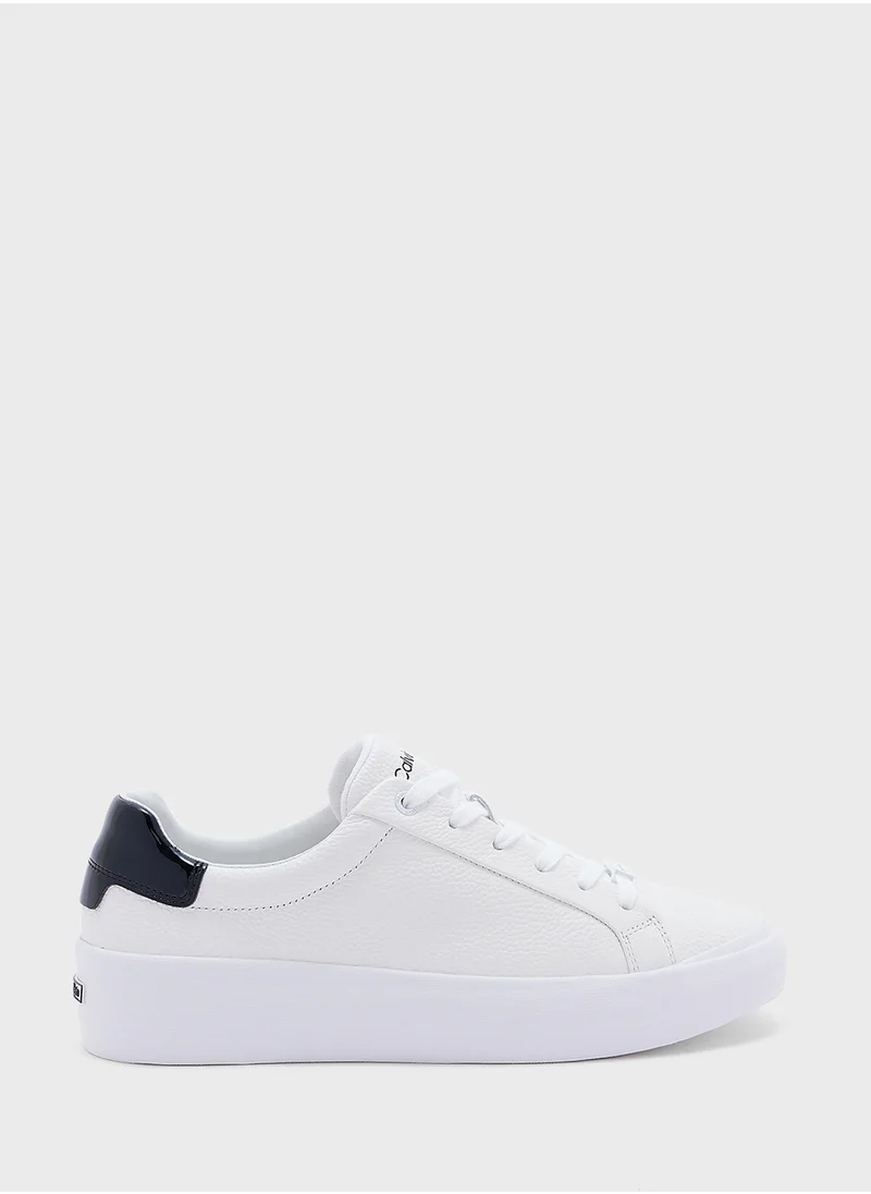 كالفن كلاين Lace Up Low Top Sneakers