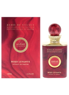 Anfar Serie De Velvet Rojo Levante for Women  34 oz Extrait De Parfum Spray 