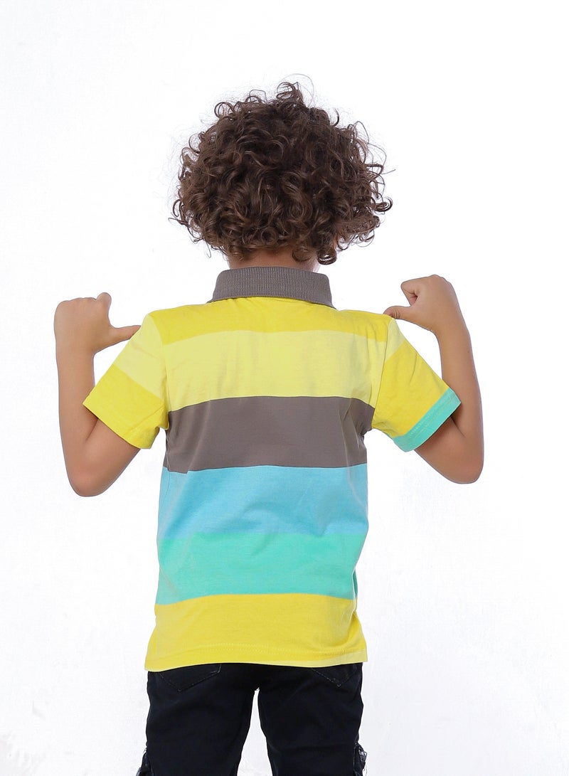 BEBO Boys' polo T-shirt, half sleeves  - Image 3