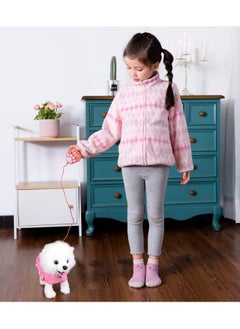 KASTWAVE SYOSI Electronic Plush Dog Toy, Singing Walking and Barking, Interactive Puppy Dog with Remote Control Leash for Kids Toddler Gifts Birthday Girls Boys, Fun Interactive Toys Electronic Pets Puppy  - Image 2