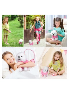 KASTWAVE SYOSI Electronic Plush Dog Toy, Singing Walking and Barking, Interactive Puppy Dog with Remote Control Leash for Kids Toddler Gifts Birthday Girls Boys, Fun Interactive Toys Electronic Pets Puppy  - Image 5