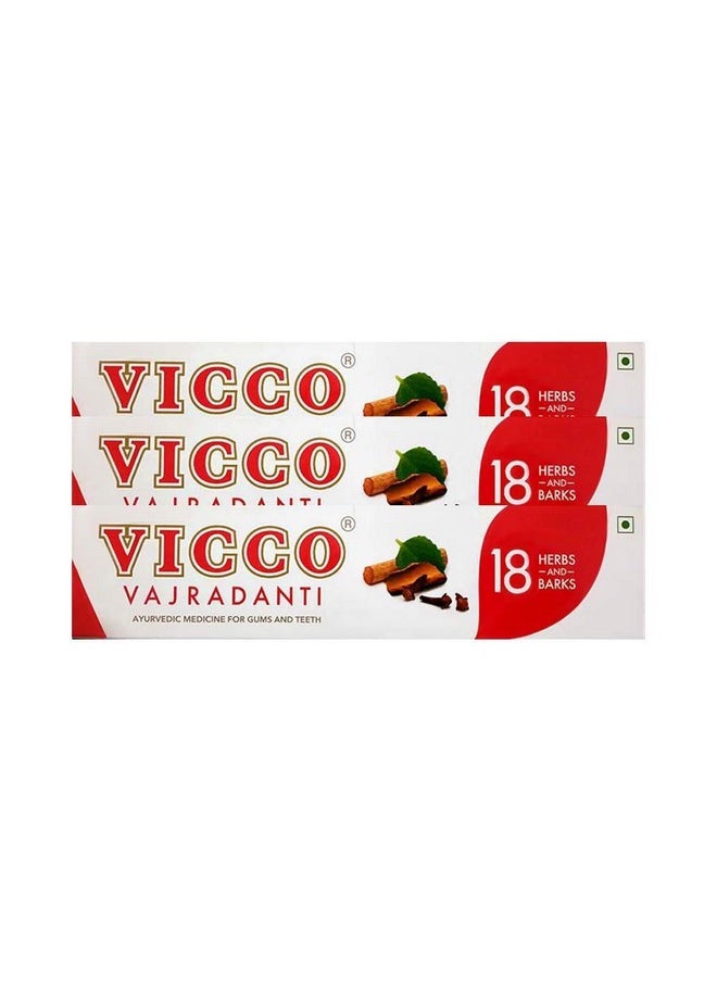 VICCO Icco Vajradanti Toothpaste 200G (Pack Of 3)  - Image 2
