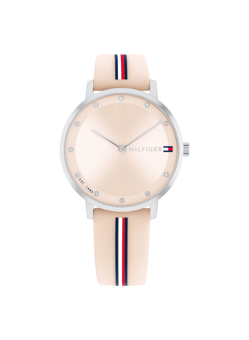 TOMMY HILFIGER Round Analog Women's Blush Case Watch - 1782737 - Image 1