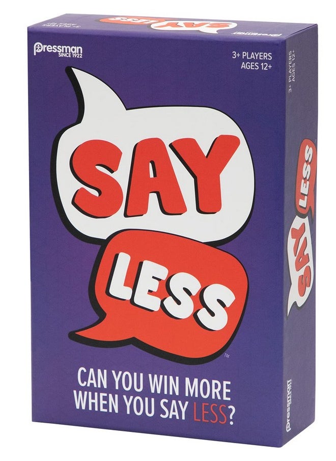 Goliath - Pressman Say Less - The Family Card Game Of Giving Clues And Guessing Words - Can You Win More When You Say Less - Image 1