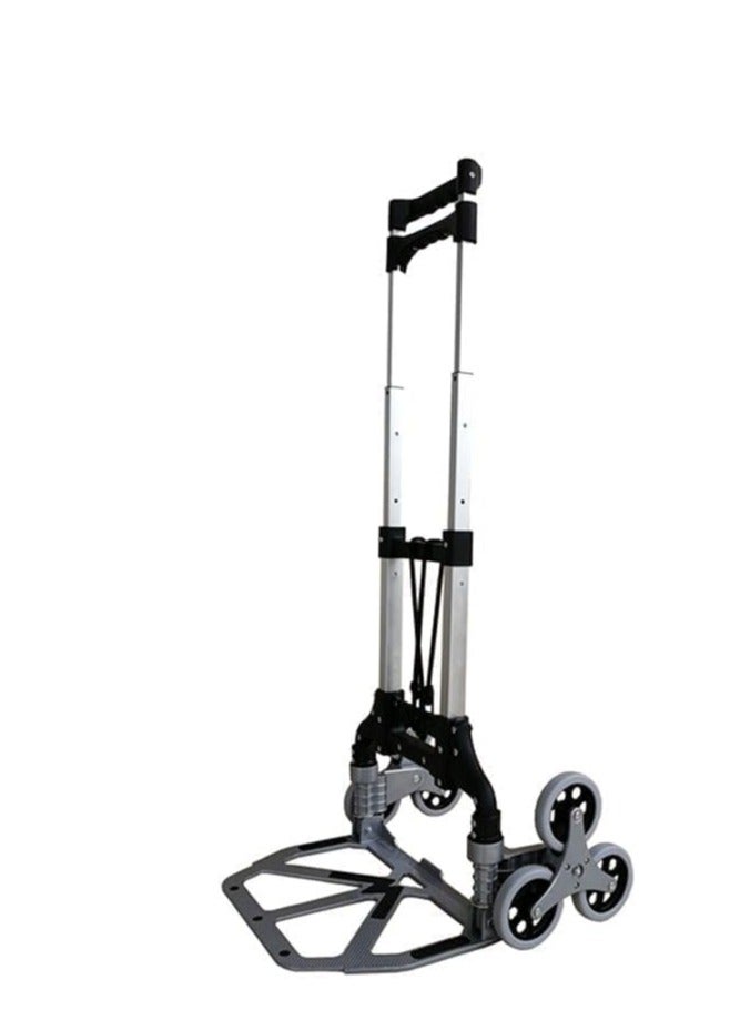 ROBUSTLINE Robustline Stair Climbing Cart, Folding Hand Truck Dolly with 6 Crystal Wheels, Heavy Duty Luggage Trolley Cart for Moving and Shopping Use, 170lbs Weight Capacity  - Image 1