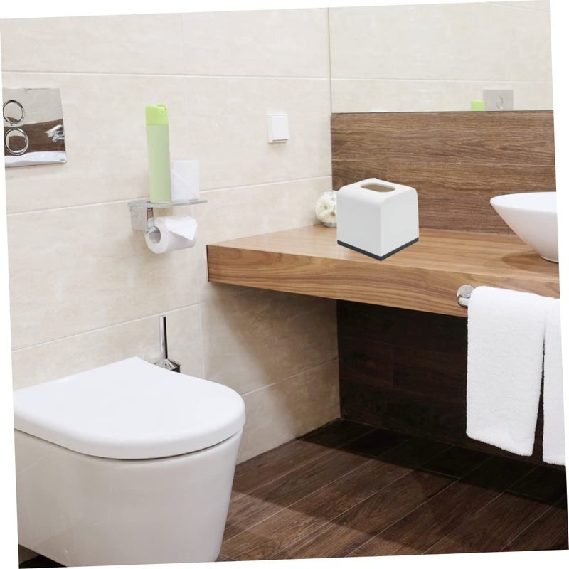 Plastic Tissue Household Tissue Storage Holder for Roll Paper Versatile Design for Home Office and Hotel Use - Image 5