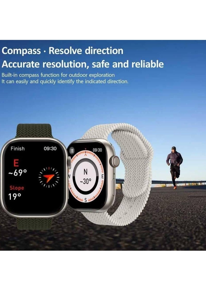 ELTRAZONE - 9 Pro+ Smart Watch - Super AMOLED Display, AI Chat, Wireless Charging for iOS & Android - Image 1